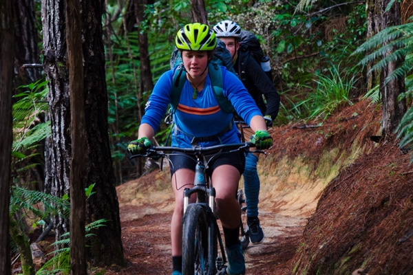 mountain biking in Kaiteriteri on adventure learning programme