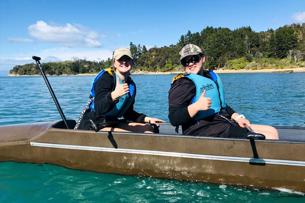 kayaking abel tasman waka secondary pcc