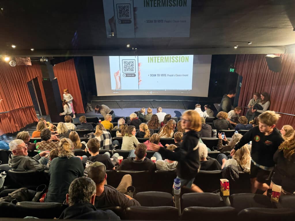 Film Festival 2025 Intermission at the 2025 Youth Outdoor Film Festival, State Cinema, Motueka