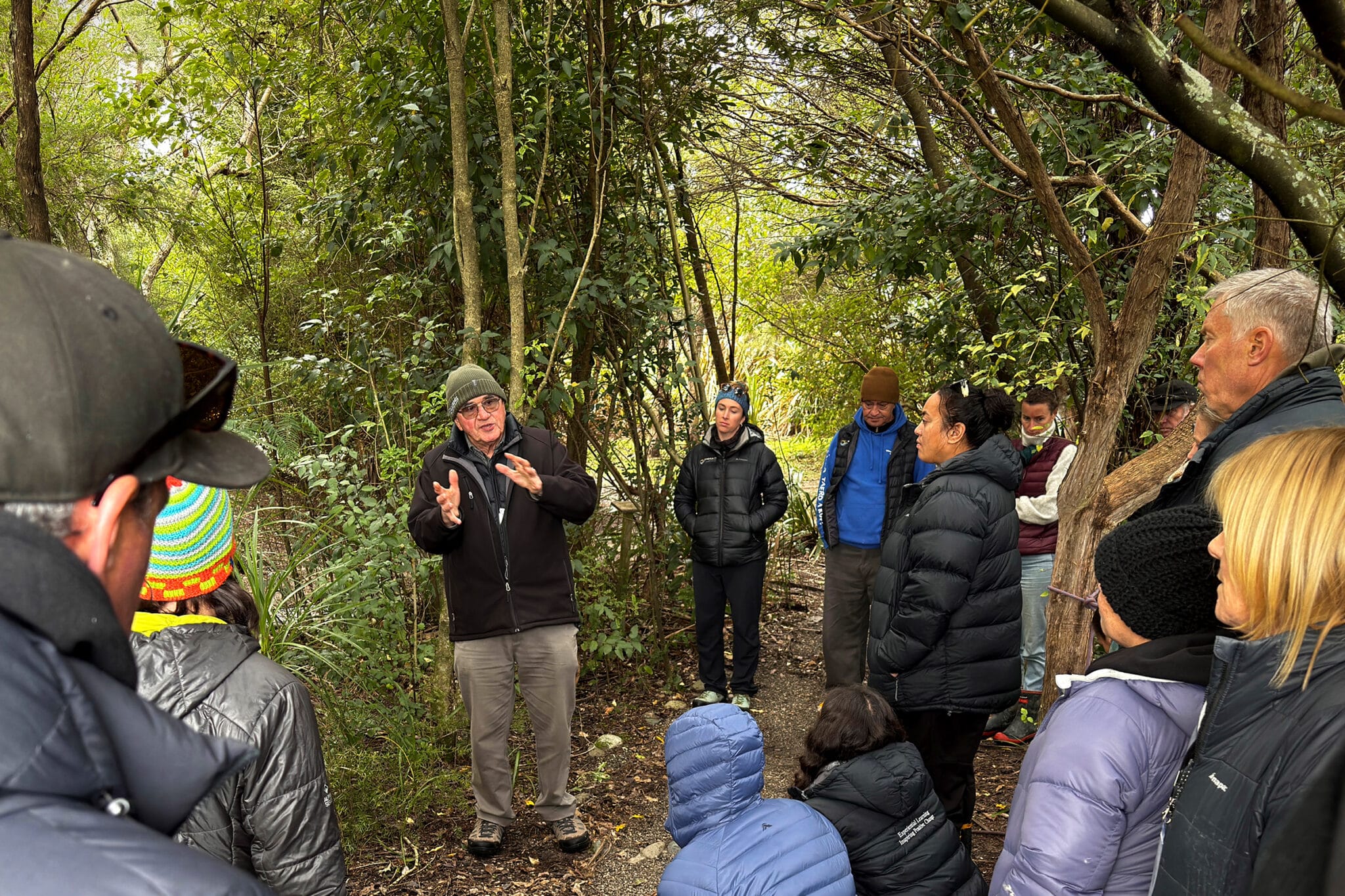 Pā Ropata with a workshop amid native bush
