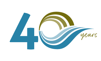40th logo_white